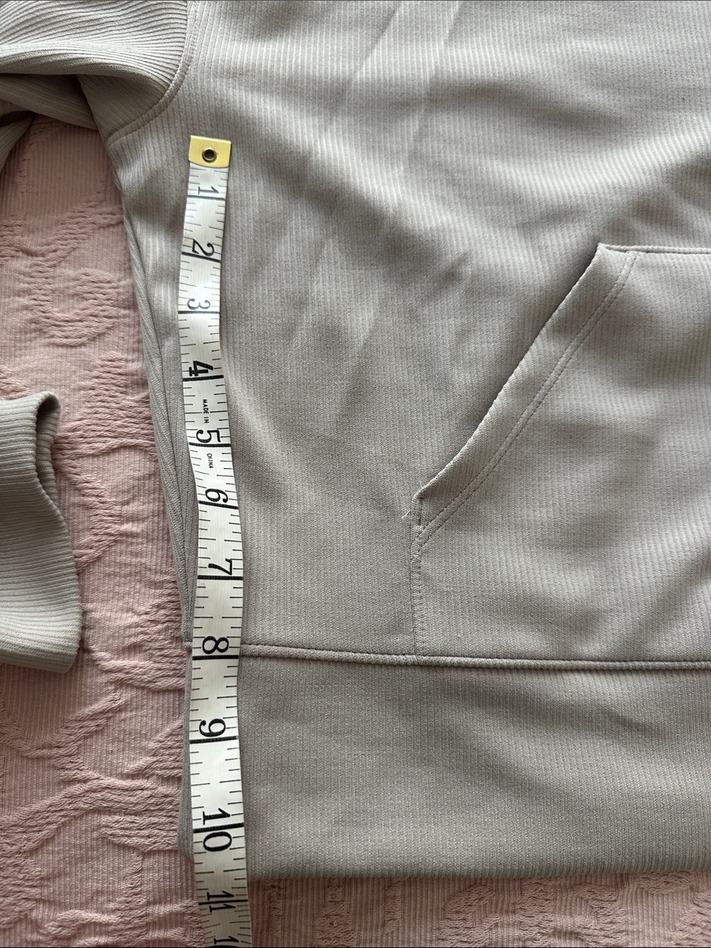 All in Motion Half Zip Beige Sweatshirt - Picture 11 of 11